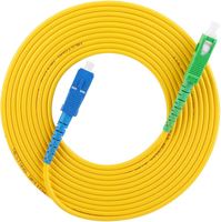 Cable de Fibra Óptica Monomodo G652D de 2.0/3.0 mm SC UPC/SC APC para Instalación FTTH, FTTB y FTTX
