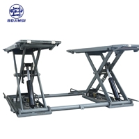 Toptan BJS Ağır Hizmet Tipi 3.5T Mobil Orta Yükseklikte Araç Makaslı Kaldırma Platformu Hidrolik Oto Lifti Otomotiv Lastik Servisi İçin