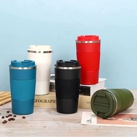 2024 tasses de gobelets à double paroi de voyage de voiture de logo personnalisé, tasses isolées sous vide en gros tasses à café en acier inoxydable de 16oz