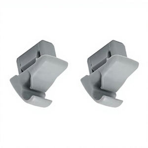 Clips de pare-soleil pour Mitsubishi Mr654343 Mr654610, en plastique gris, en nylon, montage sur toit, Installation facile - Product Image 2