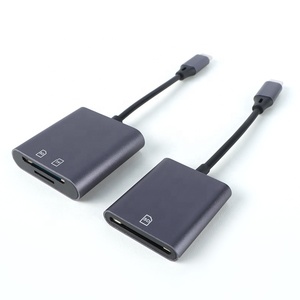 Cantell nhôm hợp kim USB OTG adapter Loại C Android ổ đĩa flash TF SD <span class=keywords><strong>Card</strong></span> <span class=keywords><strong>Reader</strong></span> adapter cho iphone15 16 Samsung Máy tính xách tay - Product Image 4