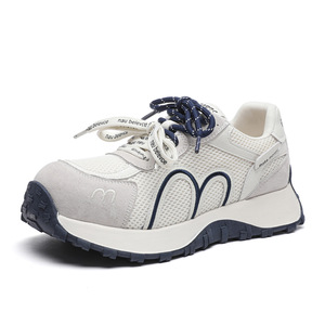 รองเท้าลำลองผู้หญิงแบบคลาสสิก น้ำหนักเบา ระบายอากาศได้ดี พื้นรองเท้าหนา แบบสวม ผ้าตาข่ายด้านบน ซับในผ้าฝ้าย ส้นแบน - Product Image 5