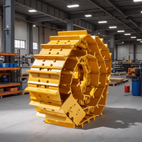 Vente directe usine Shantui Wansen, pièces détachées certifiées pour excavatrice de fabrication chinoise, rouleau porteuse de construction pour châssis d'excavatrice, moteur diesel, 6