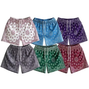 Shorts deportivos de algodón de primera calidad con nuevo diseño de sublimación, logotipo personalizado y estampado para hombre. - Product Image 1