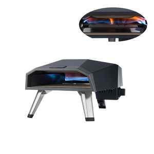 <span class=keywords><strong>Four</strong></span> à <span class=keywords><strong>pizza</strong></span> intérieur extérieur de 16 pouces à gaz chauffage rapide BBQ rotatif 8 kW <span class=keywords><strong>four</strong></span> facile à nettoyer <span class=keywords><strong>four</strong></span> à <span class=keywords><strong>pizza</strong></span> charbon de bois et barbecue à gaz - Product Image 1