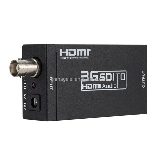 3G SDI Input to HDMI Output Audio Converter 1080P SD-SDI / HD-SDI to Hdmi Converter for Monitor HDTV