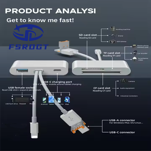NK-1011TL Pro 2024 New Android OTG 2-Trong 1 Giao Diện USB Tất Cả Trong Một SD/TF Kỹ Thuật Số Máy Ảnh Adapter Đầu Đọc Thẻ Điện Thoại Di Động - Product Image 2