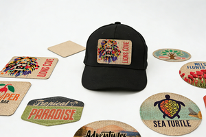 2.5インチ丸型麻布昇華パッチ（粘着裏地付き）- カスタムデザインや販促用の無地の熱転写パッチ - Product Image 2