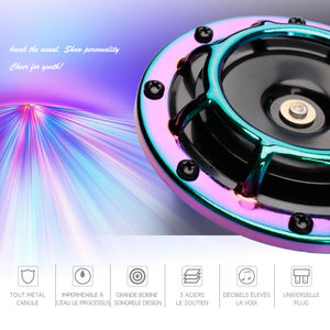 F-FARBIN avec kit de relais de calandre en metal a tonalite haute et basse avec interrupteur a bouton poussoir harnais - Product Image 6