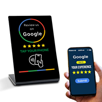 Tarjeta NFC Personalizada de PVC con Soporte, Tarjeta Inteligente sin Contacto, Código QR, Mini Etiqueta para Pagos Comerciales, Gestión de Reputación, Tiktok
