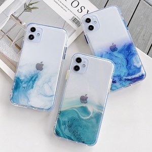 Luxury Marble Transparent Phone Case For <span class=keywords><strong>iphone</strong></span> 11 12 mini Pro Max XS X XR 7 8 plus <span class=keywords><strong>SE</strong></span> <span class=keywords><strong>2020</strong></span> Shockproof Cases <span class=keywords><strong>Cover</strong></span> - Product Image 1