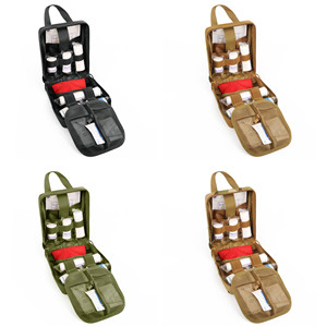 600D Molle Ifak Pouch Rip Away Tactical Tear Away Medical Pouch Vide First Aid Pouch Bag pour Camping Randonnée Voyage - Product Image 6