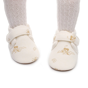 Novedad, Zapatos Descalzos de Algodón con Diseño de Animales Adorables y Suela Suave para Bebé - Product Image 2