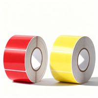 Etiquetas de Envío en Rollo para Códigos de Barras, Duraderas y Ecológicas, Materiales de Papel Adhesivo Compatibles con Impresoras Zebra