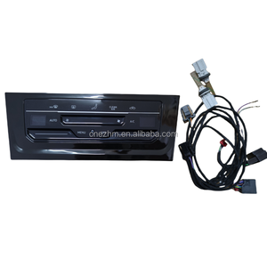 Touchez le panneau de commande de climatisation, interrupteur de commande de climatisation à cristaux liquides avec cadre noir pour Golf 7/7.5 Mk7 - Product Image 5