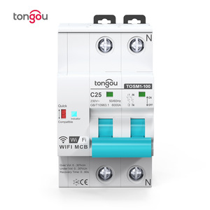 Interruptor de Circuito Inteligente WiFi Tuya 2P, Interruptor de Control Remoto Inalámbrico con Protección Contra Sobretensión y Baja Tensión M313 - Product Image 2