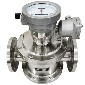 Độ nhớt cao bằng thép không gỉ chất lỏng đo dầu Nước hình bầu dục bánh răng lưu lượng kế jingjie độ nhớt cao hình bầu dục bánh DIESEL 0.2% nhiên liệu - Product Image 1