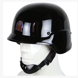 Casques de sécurité en plastique DF EDS PE de style allemand, noirs, verts, kaki - Product Image 5