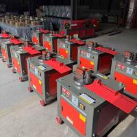 Cintreuse électrique de barres d'armature 3KW 380V pour barres déformées 6-22mm et barres rondes 6-25mm, cintreuse numérique CNC pour étriers, prix direct usine
