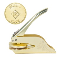 Siyah Ağır Paslanmaz Çelik İş Kurumsal Kabartma Damgası Özel Logo Kabartmalı Noter Damgası 13x6x3cm Kaplama Döküm