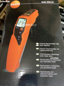 Testo Testo-830S1 <b>Thermometer</b> Infrared <b>Thermometer</b> 0560 8309 Range -30 c-350 c Resolution 0.1 c - Product Image 4