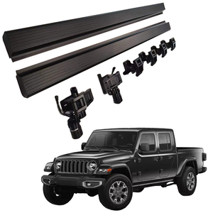 Estribos para <span class=keywords><strong>Jeep</strong></span> Gladiator, Escalones Laterales para <span class=keywords><strong>Jeep</strong></span> Gladiator de 4 Puertas, 6 Soportes, Estribo Lateral Eléctrico para <span class=keywords><strong>Jeep</strong></span> Gladiator <span class=keywords><strong>2023</strong></span> 2024 2025 - Product Image 1