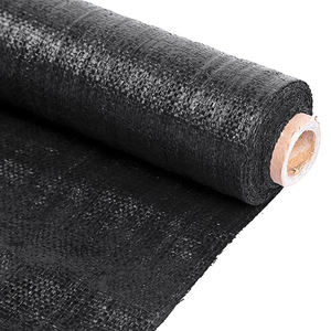 Toile anti-herbe en PP+PE noire, tissu de protection contre les adventices pour l'agriculture et le jardinage, vente en gros - Product Image 4