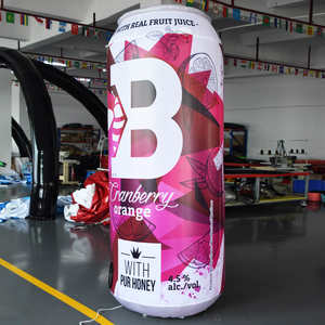 Jus raksasa anggur berkilau dapat Model tiup Cranberry rasa oranye untuk merek promosi acara pesta aksesoris peniup udara - Product Image 3