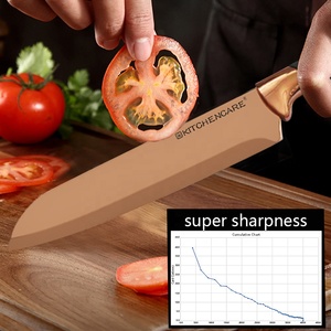 Hip-home vente en gros or rose lame en titane <span class=keywords><strong>couteau</strong></span> de chef de cuisine <span class=keywords><strong>couteau</strong></span> de cuisine ensemble de couteaux de cuisine - Product Image 2