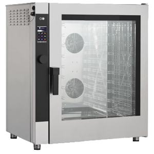 Horno mixto Dirección de vapor 10 GN 1/1 Convección de gas 600x400-900x750x1100mm Tamaños 19 Kw + 600 W 230/1V-41R01GTM Maíz eléctrico - Product Image 1