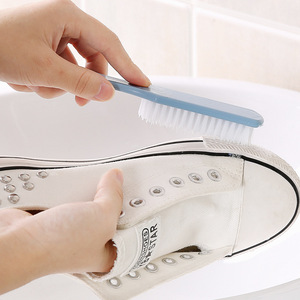 <b>Shoe</b> Brush Plastic <b>Soft</b> Bristle 3 Pieces For Cleaning <b>Shoes</b> Laundry Brush With Hang Hole - Product Image 3