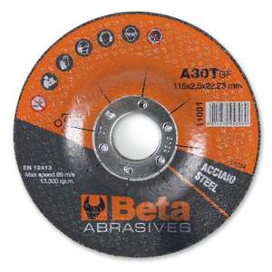 BETA - 110010118 Disques abrasifs en acier avec centre déprimé (multi-pack) - EAN 8014230943077 ABRASIVES - Product Image 1