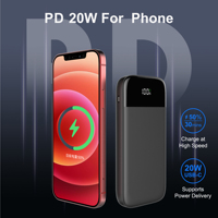 Module de batterie externe 10000 mAh à chargement rapide pour ordinateur portable et téléphone, personnalisable avec logo d'usine, certifié CE, RoHS, FCC, PD 20W, QC 22.5W