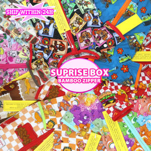 Weiwei Whatnot hızlı kargo RTS bambu pijama gizem kutusu yürüyor tatil noel Romper karakter baskı bebek giyim - Product Image 1