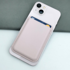 Biểu Tượng Tùy Chỉnh PU Da Điện Thoại Trở Lại Trường Hợp Thẻ Wallet Mạnh Mẽ Từ Minimalist Slim Chủ Thẻ Tín Dụng Cho <span class=keywords><strong>Iphone</strong></span> Magsafe - Product Image 5