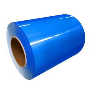 Yellow color coated aluminum coil solid color coated aluminum coil for aluminum veneer UV digital ink printing curtain wall