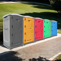 Toilettes mobiles publiques de toilette d'autonettoyage de remorque portative de Guangzhou avec le chantier de construction d'événements de réservoir d'eau