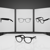 Lunettes Caméra HD 1080p Enregistrement Vidéo Assistant IA Appels Réunions Contrôle Tactile Sans Fil Chargement Magnétique