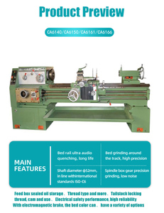 Độ Chính Xác Cao Sử Dụng Ca6140 Kim Loại Tay Máy Tiện Của Nhãn Hiệu Máy Tiện Với Động Cơ Lõi Để Sử Dụng Nhà - Product Image 4