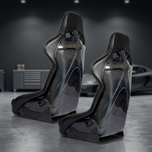 Siège de course universel haute performance SSCUS, modèle APEX-CF, en fibre de carbone et cuir PU, qualité supérieure - Product Image 1