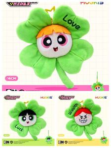 Portachiavi in Peluche HUGKIS Powerpuff Girls, Adorabili Bambole Imbottite di Blossom, Bubbles e Buttercup - Product Image 3