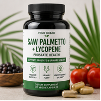 Gélules de Palmier Nain et Lycopène Marque Blanche OEM – Formule Herbal pour le Bien-être Masculin Adulte – Santé de la Prostate et Confort Urinaire