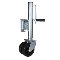 Cric de remorque marine pour bateau de 450 kg à 900 kg avec poignée latérale/supérieure et roue