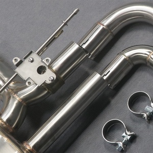 Tuyaux d'échappement intermédiaires Catback G30 550i en acier inoxydable 304/titane haute performance 76 mm pour BMW - Prix de gros usine - Product Image 3