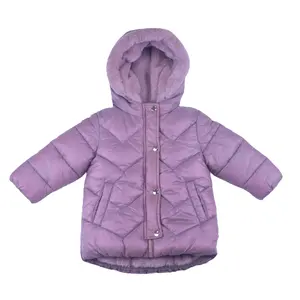 Хрома теплое хлопковое пальто для девочек оптовая продажа детская одежда пальто куртка для детей