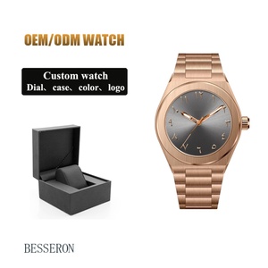 Reloj de Pulsera de Acero Inoxidable con Esfera Árabe, Totalmente Metálico, con Cristales, Personalizado, de Cuarzo, para Hombre y Mujer, en Oferta - Product Image 4
