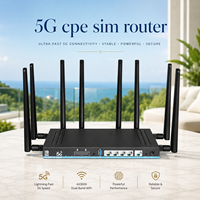Routeur domestique Gigabit Speed 3000Mbps Ultra Connect IEEE802.11ax 5G/4G Wi-Fi 6 avec double emplacement pour carte SIM OpenWrt Ports Gigabit complets