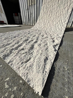 Panneaux muraux géométriques flexibles en pierre Moonscape, imperméables, isolants thermiquement, travertin moderne pour murs extérieurs et intérieurs, hôtel