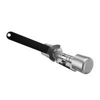 Cerradura de Cilindro para Puerta Tuya Ttlock de Aleación de Zinc con Grado de Protección IP68 para Puertas de Madera/Vidrio/Acero/Aluminio, Tarjeta de Memoria, Wi-Fi