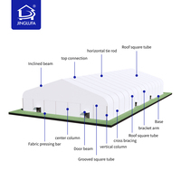 Tente de sport robuste insonorisée pour événements, structure d'arène en aluminium imperméable